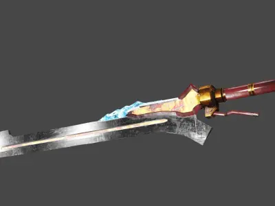 Devil May Cry 5 Sword Free low-poly 3D model