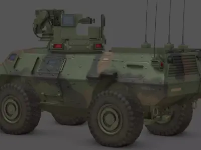 M1200 Armored Knight Low-poly 3D model