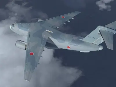 Kawasaki C-2 3D model buy