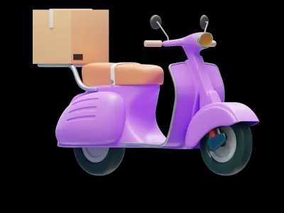 Shopping 3 Icon 3D model