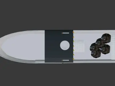 Boat Slice of Life  Low-poly 3D model