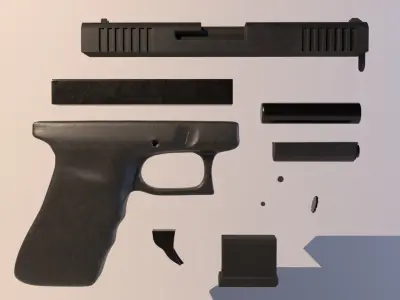 Glock 19 3D model