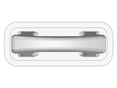 Inflatable Boat Handle 245mm 3D model