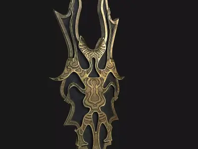 Shield fantasy 3D model