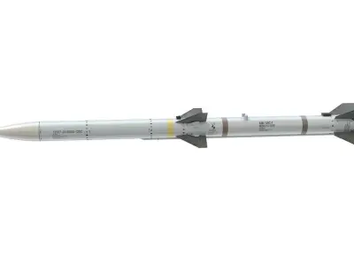 AIM 120C-7 AMRAAM 3D model