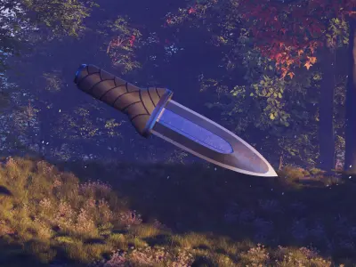 Thorfinn Dagger Low-poly 3D model