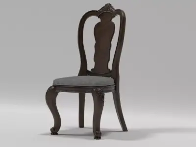 Chair Classic 02a 3D model