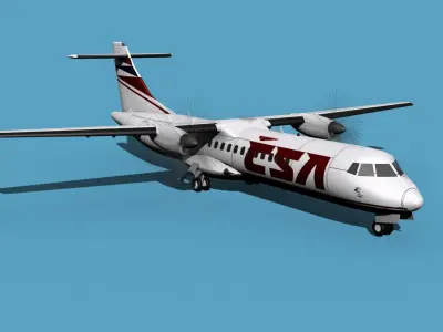 ATR  ATR-72-600 Czech Air 3D model