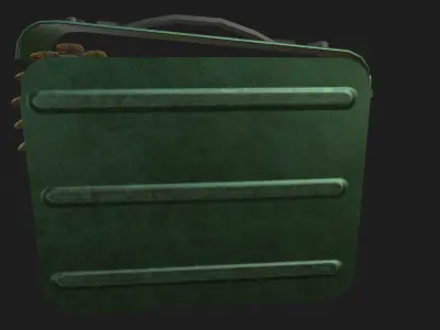 Ammo crate Low-poly 3D model get