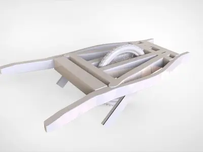 retro cart 3D model