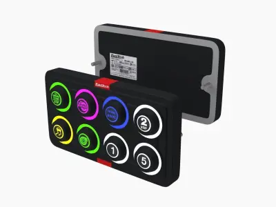 FuelTech SwitchPanel Bundle Low-poly 3D model