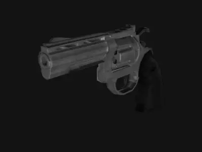 Revolver 3D 3D model