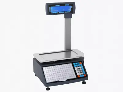 Weight Scale Low-poly 3D model