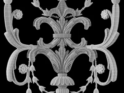 roberto giovannini wall light art 1042 3D model