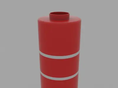 Traffic Pontoon Low-poly 3D model