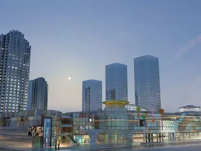  Night View 3D model