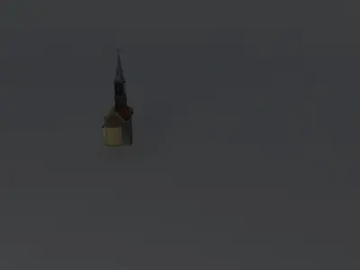 Great Roman Catholic Church Abonyi Free 3D model