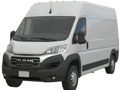 2024 Ram ProMaster L3H2 Detailed interior 3D model