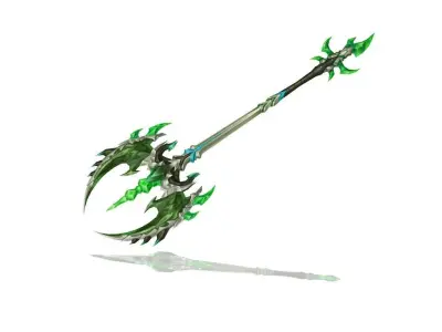 Demon Lord Spear Low-poly 3D model