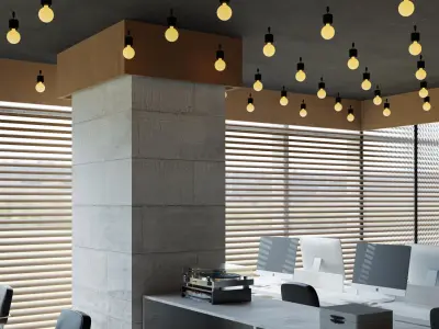 office interior 3D model 10