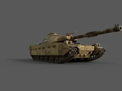 tank M1 A2 3D model