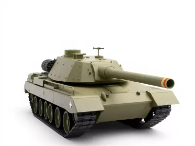 Desert Camouflage Tank model pack Low-poly 3D model by vfxcgartist