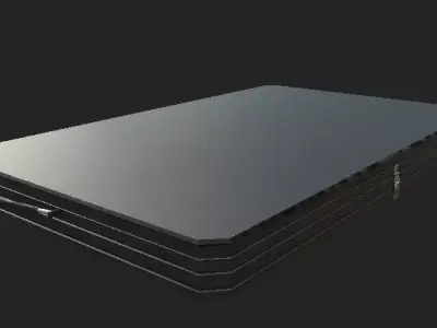 Low-Poly Roof top tent for car or truck Low-poly 3D model
