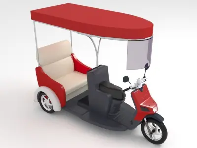 Mototaxi 3D model