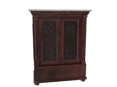 Antique Cabinet B 3D model