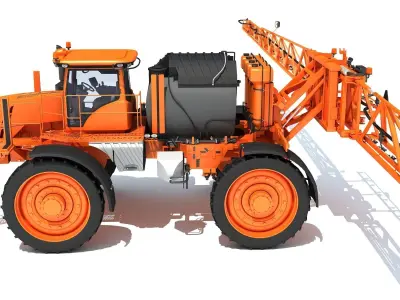 Self Propelled Crop Sprayer 3D model