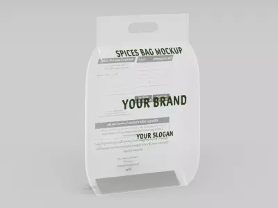 10kg Packaging Bag - Simple 3D Model 3D model