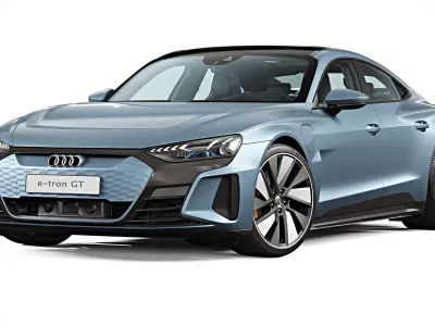 2022 Audi e-tron GT 3D model