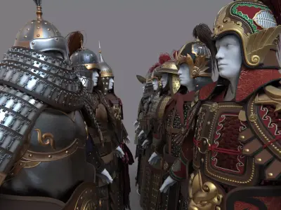 09-Ancient Chinese Armor-Song dynasty 3D model