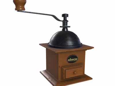 hand mill 3D model