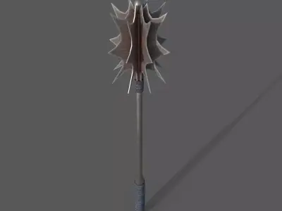 medieval mace Low-poly 3D model order