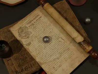 Medieval Workshop Atmospheric Environment - cinematic ready 3D model