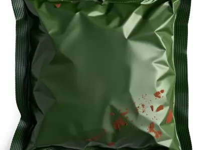 Military Ration Food Pouch 3D Low-poly 3D model