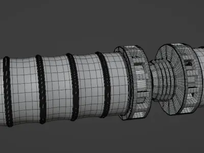 Ottoman Cannon 3D model