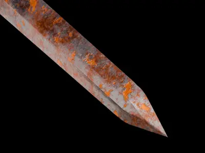 Ancient Relic Dagger 3D model