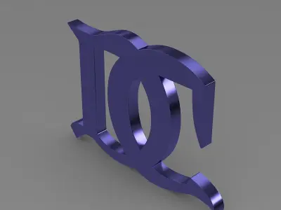 Darracq Logo 3D model