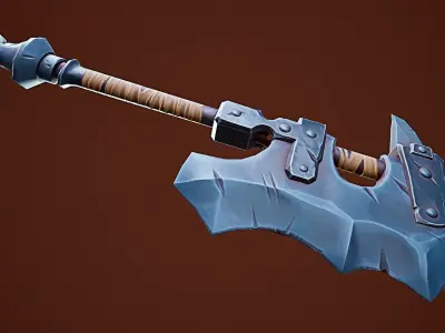 Stylize Axe Low-poly 3D model buy