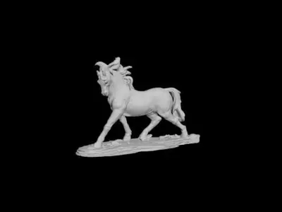 Beautiful horse 3D model