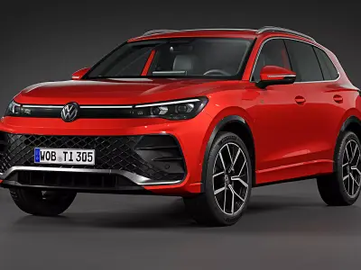 2024 Volkswagen Tiguan Hybrid 3D model