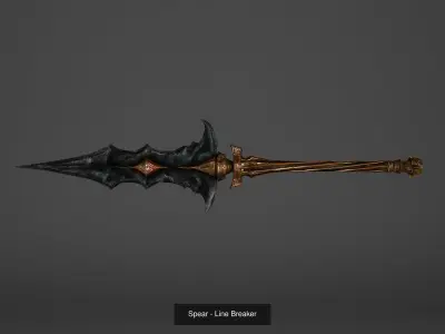 Fantasy Magical Weapons 3D Model Pack