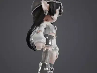 DEAZY GAME READY HIGH DETAILED LOW POLY Low-poly 3D model