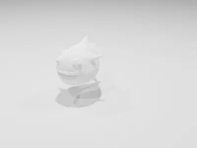Boom Fish Free low-poly 3D model