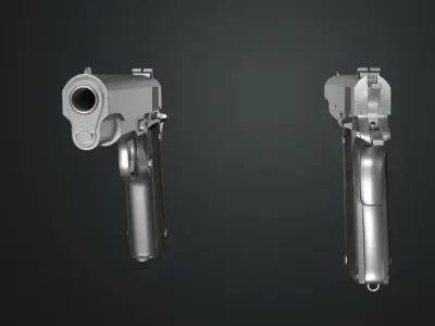 Pistol M1911 a1 3d Model 3D model
