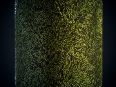 Grass Stylized - Vol 05 - SBsar - Maps Texture
