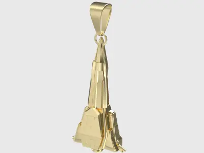  Space Ship v2 Pendant 