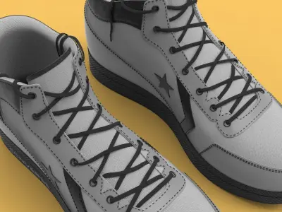 Sneakers Converse 3D model